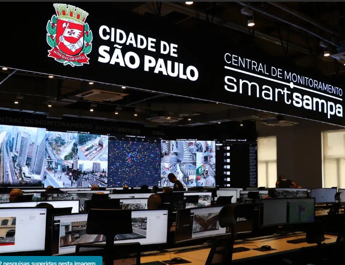 Central de Monitoramento Smart Sampa da Cidade de São Paulo